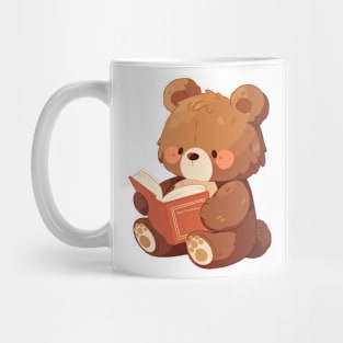 Cute Bookish Bear Mug